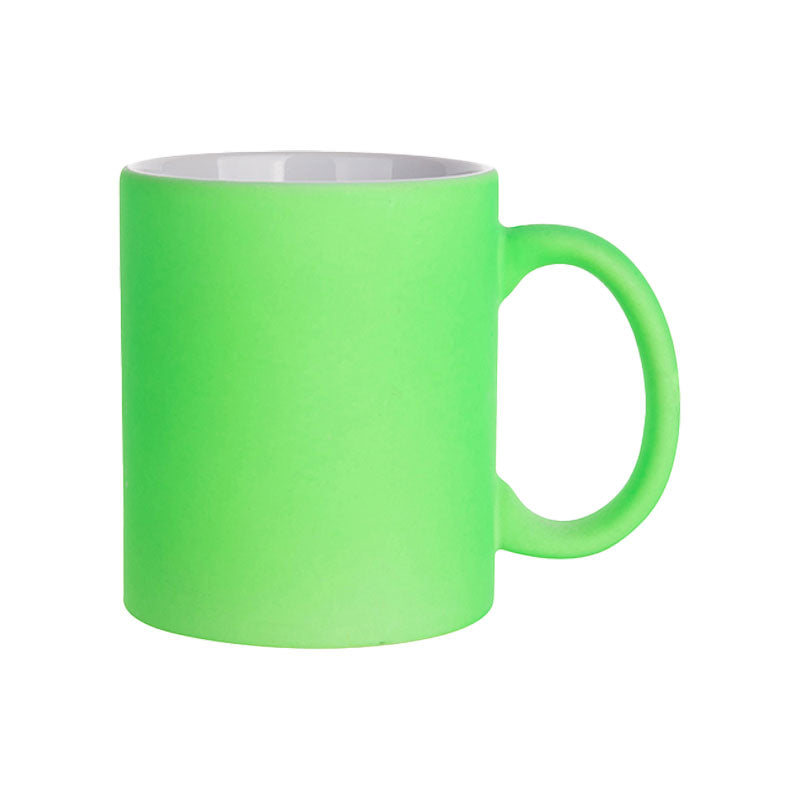 Tazas Full Color Frosted Fluorescentes para Sublimación – 11 oz