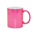 Taza Brillante Metalizada Fucsia para Sublimación – 11 oz