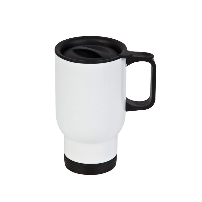 Termo de Acero Inoxidable Blanco 14 oz