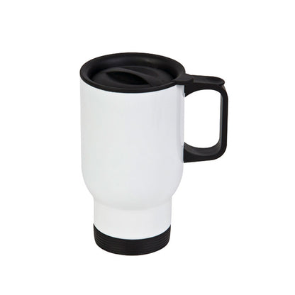 Termo de Acero Inoxidable Blanco 14 oz