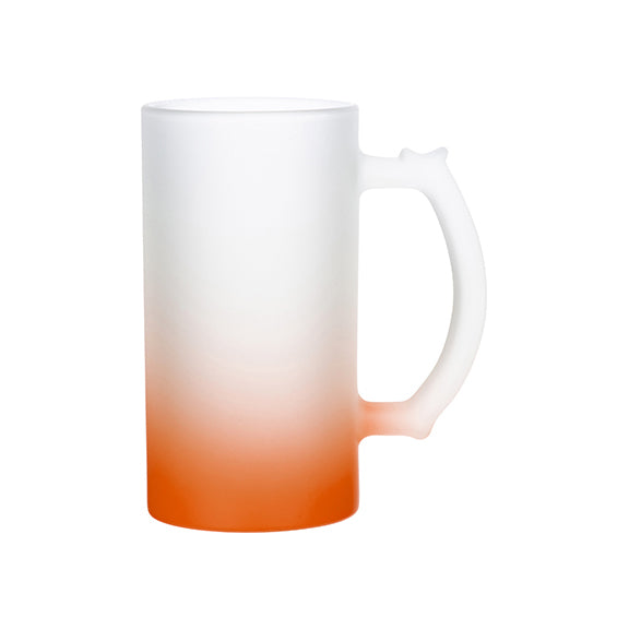 Jarra de Cerveza Degradado Amarillo para Sublimación – 16 oz