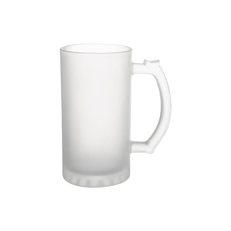 Jarra de Cerveza Frosted para Sublimación – 16 oz (7.8 × 16 cm)