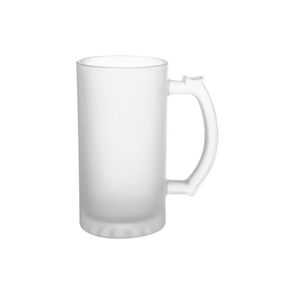 Jarra de Cerveza Frosted para Sublimación – 16 oz (7.8 × 16 cm)