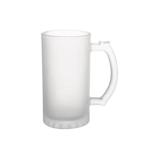 Jarra de Cerveza Frosted para Sublimación – 16 oz (7.8 × 16 cm)