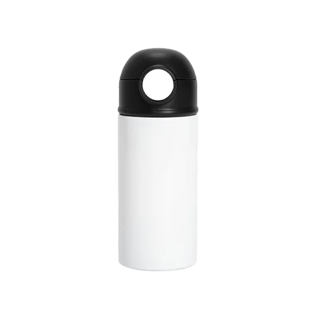 Termo Blanco de Acero Inoxidable con Tapa y Sorbete – 12 oz / 360 ml