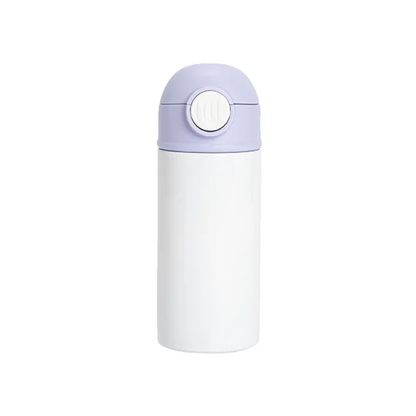 Termo Blanco de Acero Inoxidable con Tapa y Sorbete – 12 oz / 360 ml