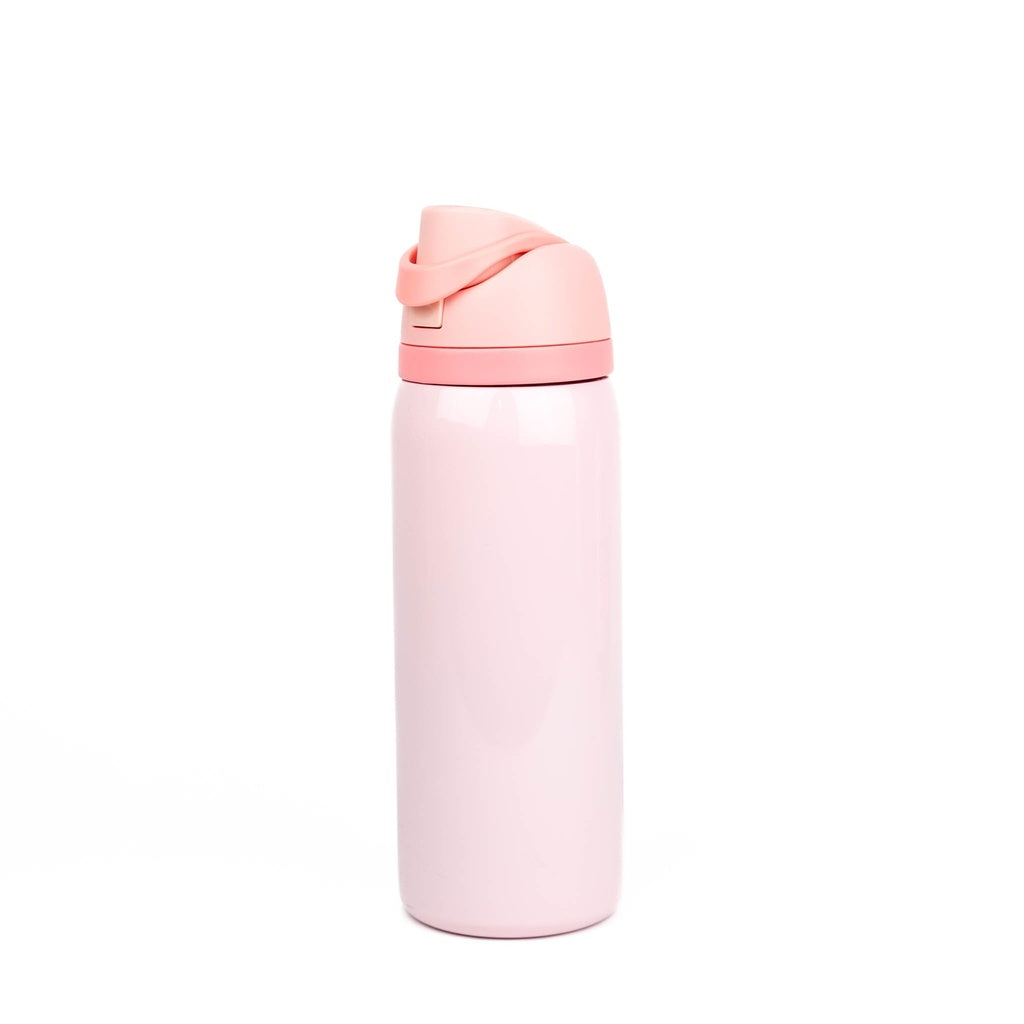 Vaso Deportivo Rosado de Acero Inoxidable con Sorbete y Tapa sublimable – 32 oz / 960 ml