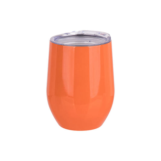 Vaso Naranja Acero Inoxidable Doble Capa 12onz