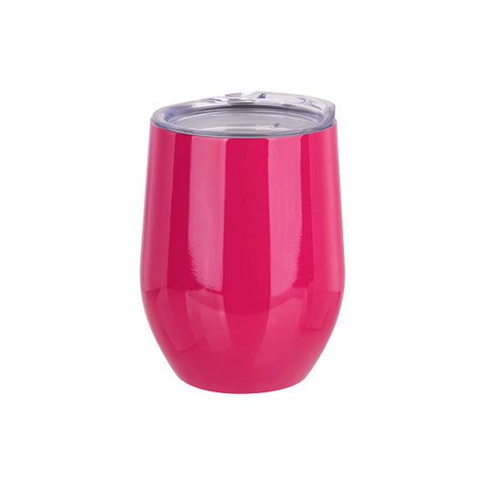 Vaso Rosado de Acero Inoxidable Doble Capa 12 oz (354 ml)