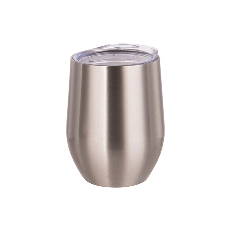 Vaso Silver de Acero Inoxidable Doble Capa 12 oz