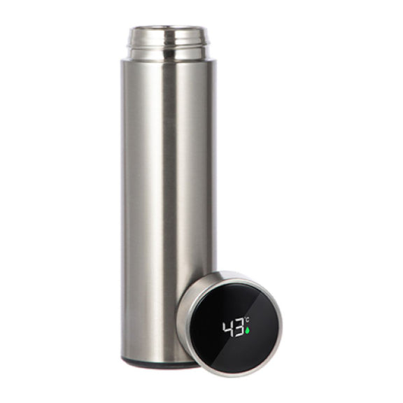 Termo Inteligente Silver Smart Acero Inoxidable 16 oz (450 ml) con Pantalla LED