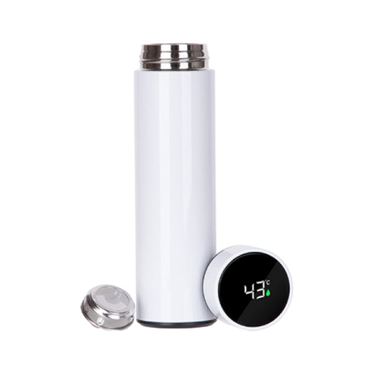 Termo Inteligente Blanco Smart Acero Inoxidable 16 oz (450 ml) con Pantalla LED