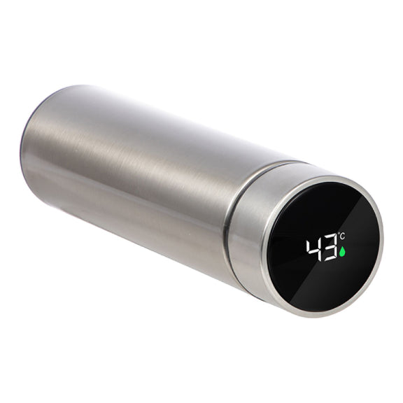 Termo Inteligente Silver Smart Acero Inoxidable 16 oz (450 ml) con Pantalla LED