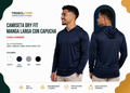 Camiseta Dry Fit Manga Larga con Capucha