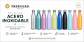 Botella de Acero Inoxidable Personalizada 17 oz (500 ml)