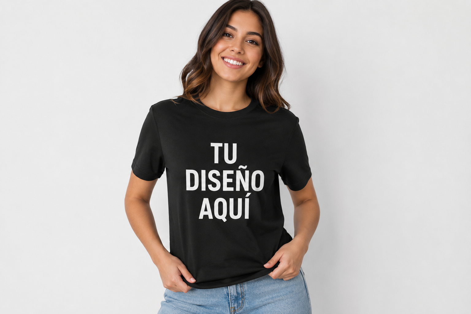 Camiseta Personalizada 100% Algodón Premium Unisex | Impresión DTF y Bordado