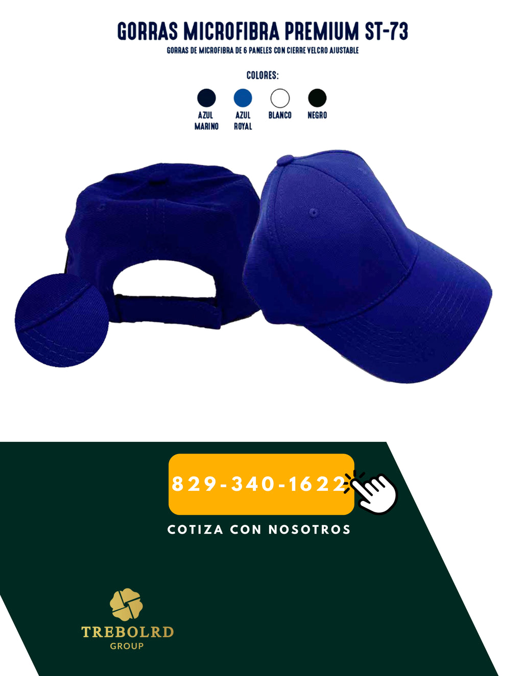 Gorra Microfibra Premium ST-73 Personalizada