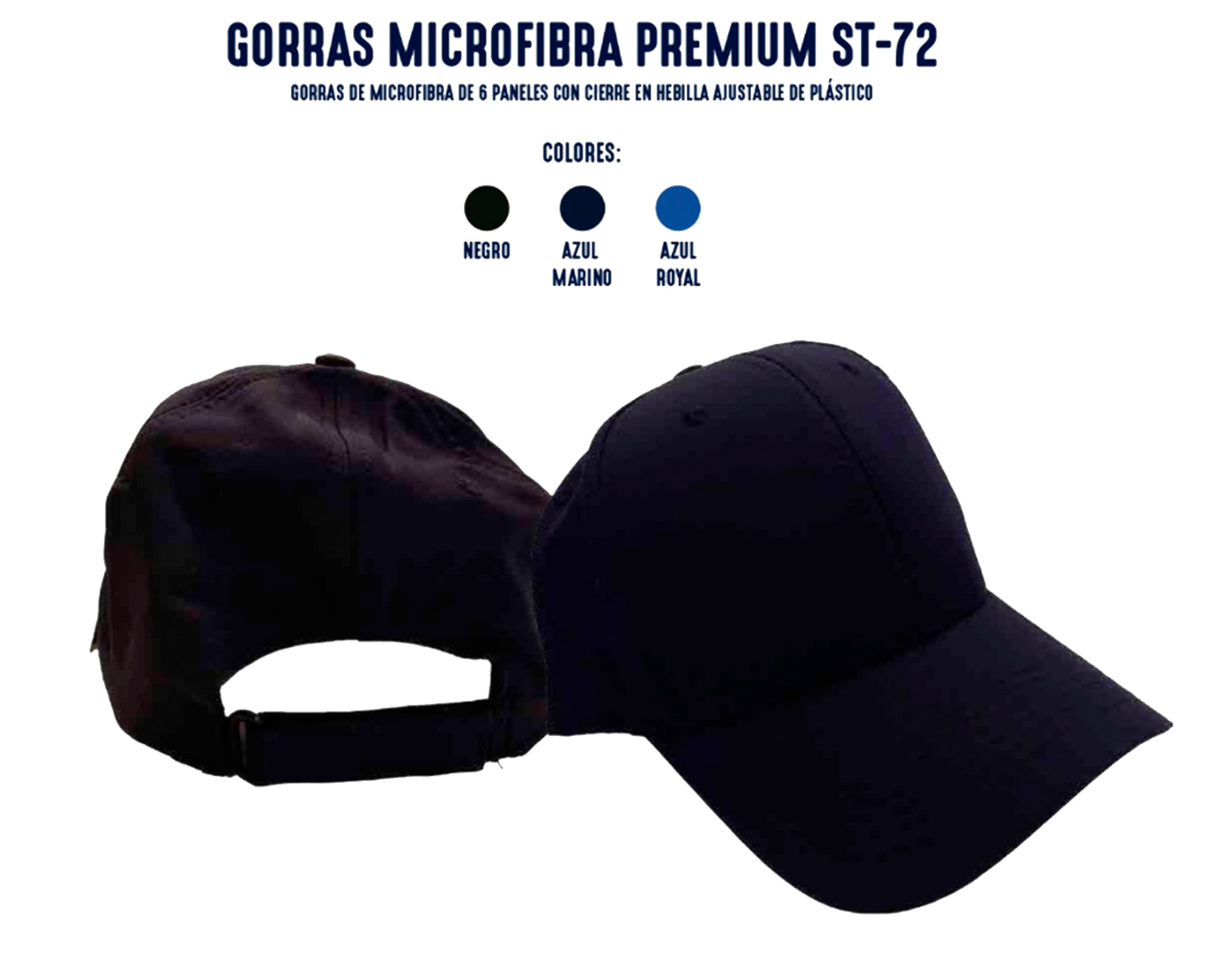 Gorra Microfibra Premium ST-72 Personalizada
