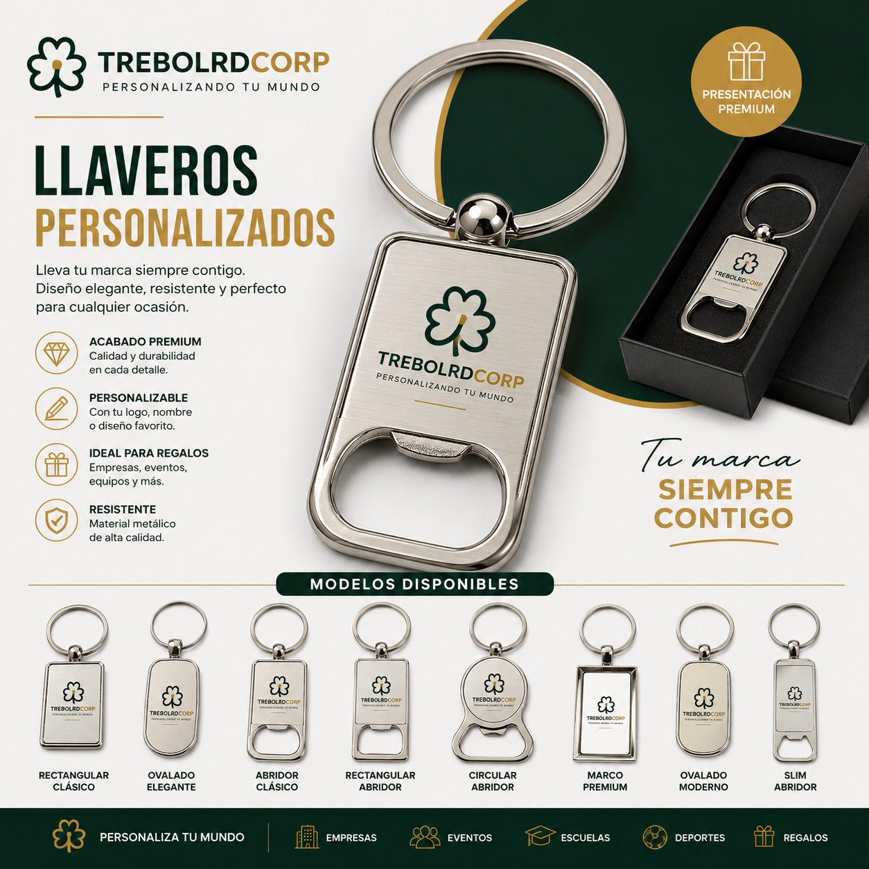 Llaveros de Metal Personalizados
