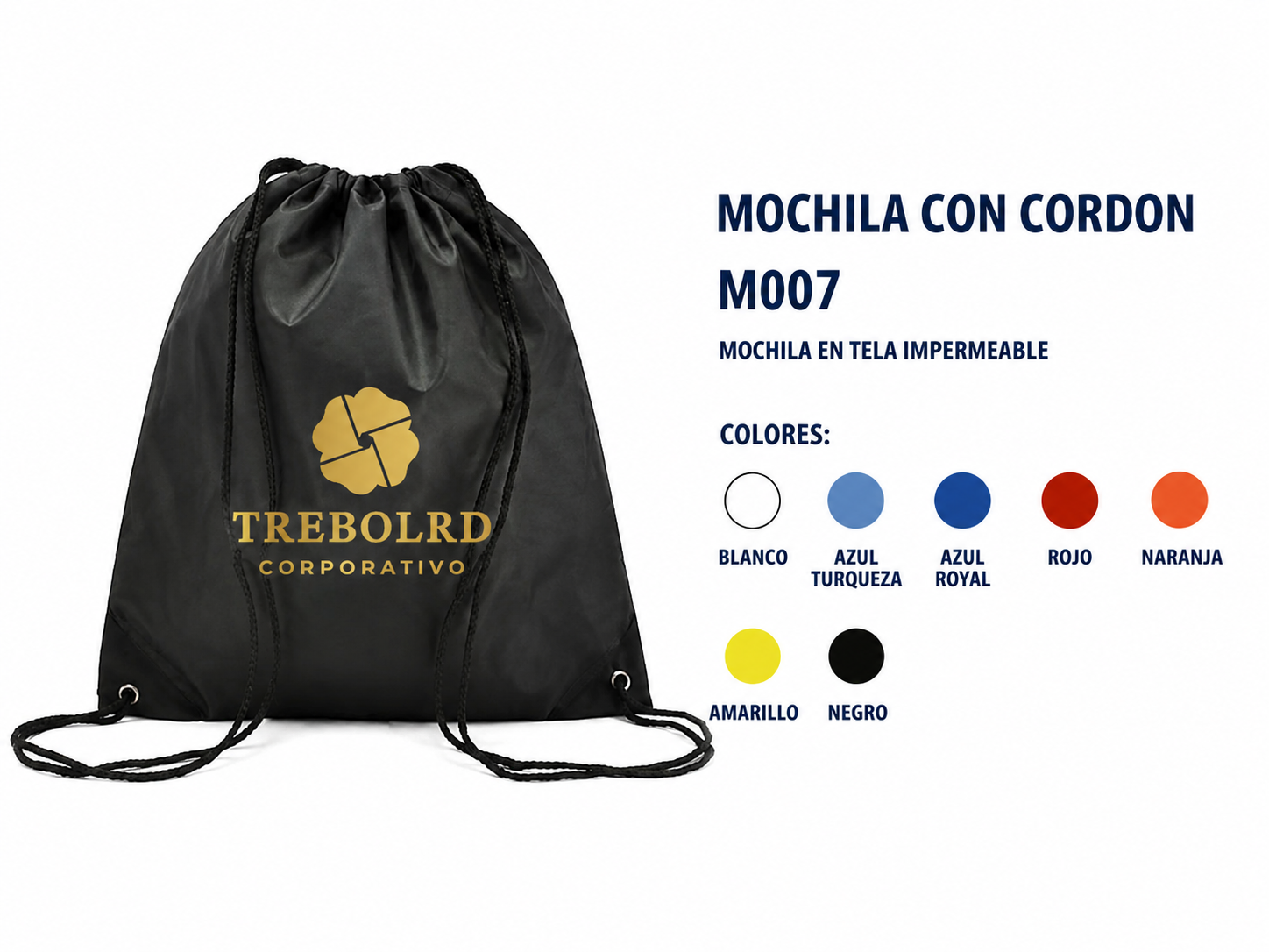 Mochila con Cordón M007 Personalizada