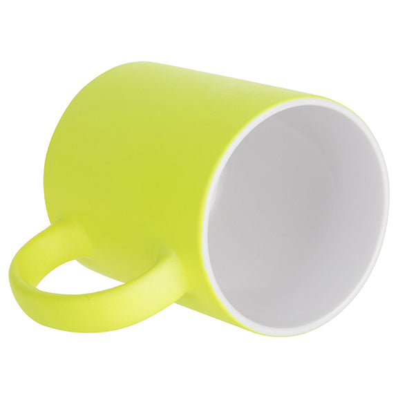 Tazas Full Color Frosted Fluorescentes para Sublimación – 11 oz