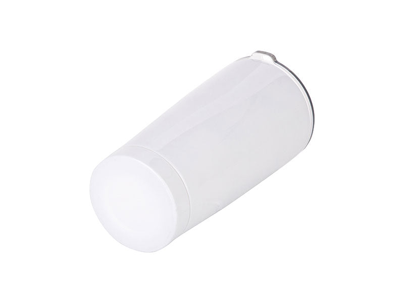Vaso Blanco de Acero Inoxidable para Sublimación 20 oz (600 ml) con Tapa