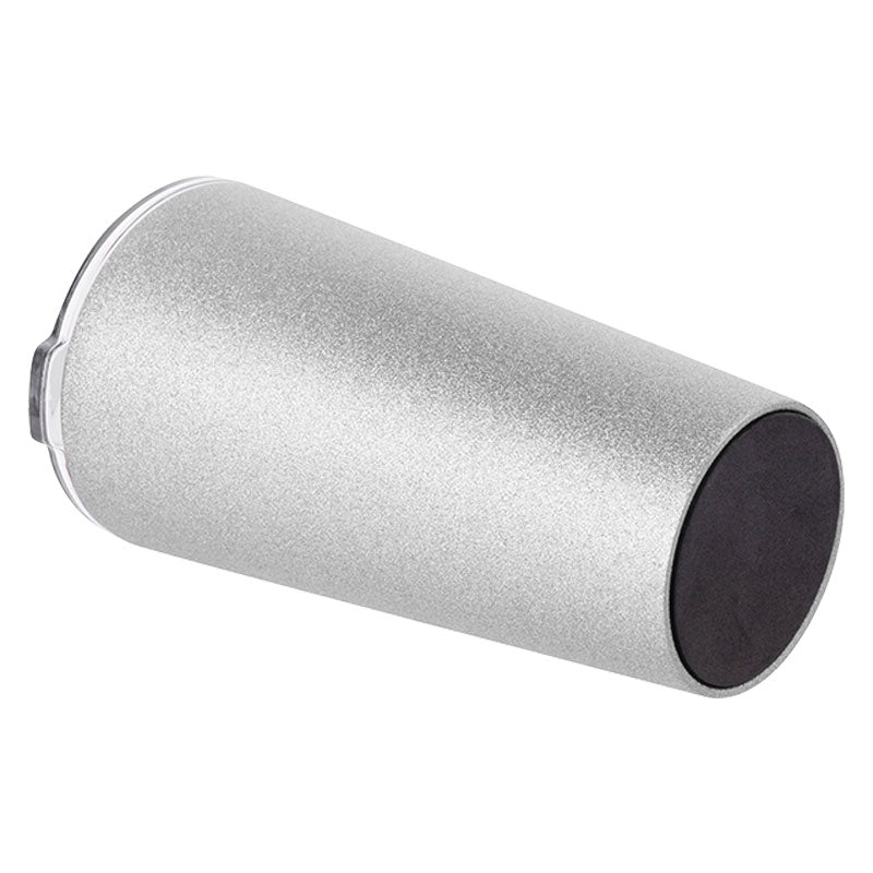 Vaso Glitter Silver Acero Inoxidable para Sublimación 16 oz con Tapa