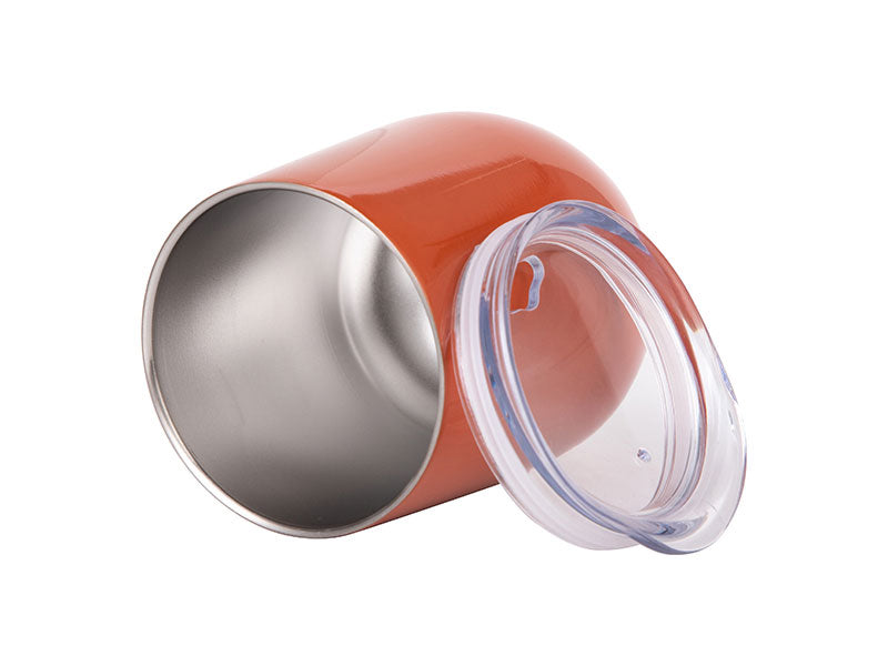 Vaso Naranja Acero Inoxidable Personalizado - Doble Capa 12onz