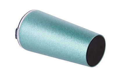 Vaso Glitter Verde Aqua de Acero Inoxidable para Sublimación con Tapa – 16 oz