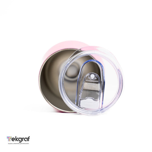 Vaso Rosado Acero Inoxidable Doble Capa 12onz