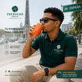 Vaso Naranja Acero Inoxidable Personalizado - Doble Capa 12onz