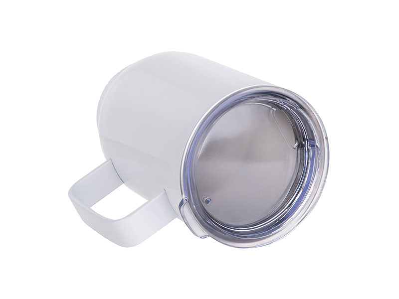 Vaso de Metal Blanco Sublimable con Tapa – 17 oz / 500 ml