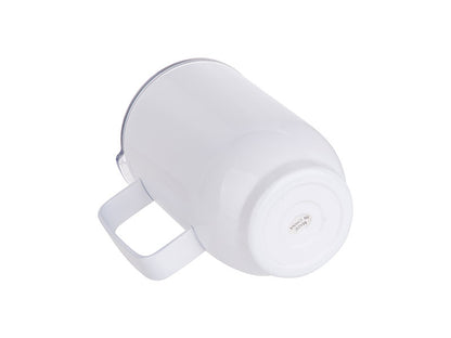 Vaso de Metal Blanco Sublimable con Tapa – 17 oz / 500 ml