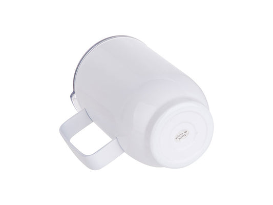 Vaso de Metal Blanco Sublimable con Tapa – 17 oz / 500 ml