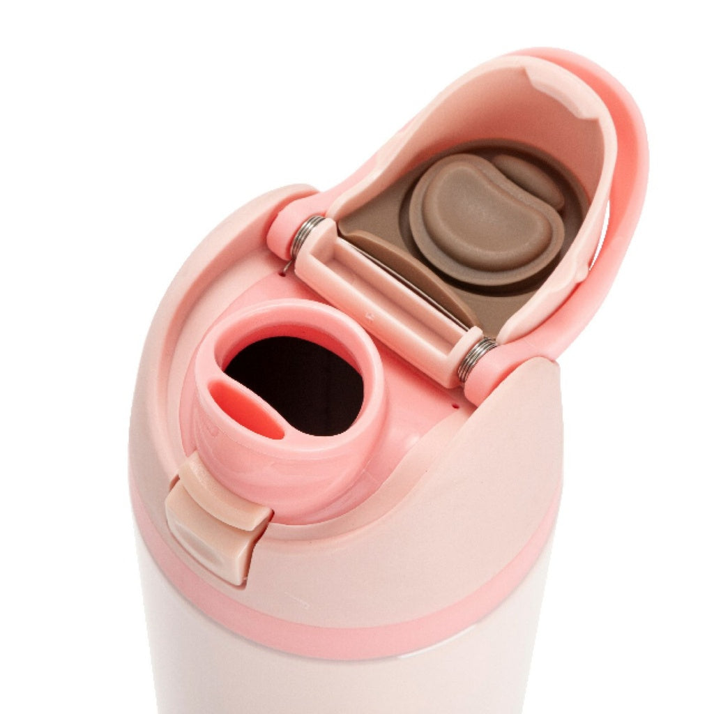 Vaso Deportivo Rosado de Acero Inoxidable con Sorbete y Tapa sublimable – 32 oz / 960 ml