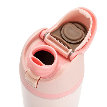 Vaso Deportivo Rosado de Acero Inoxidable con Sorbete y Tapa – 32 oz / 960 ml
