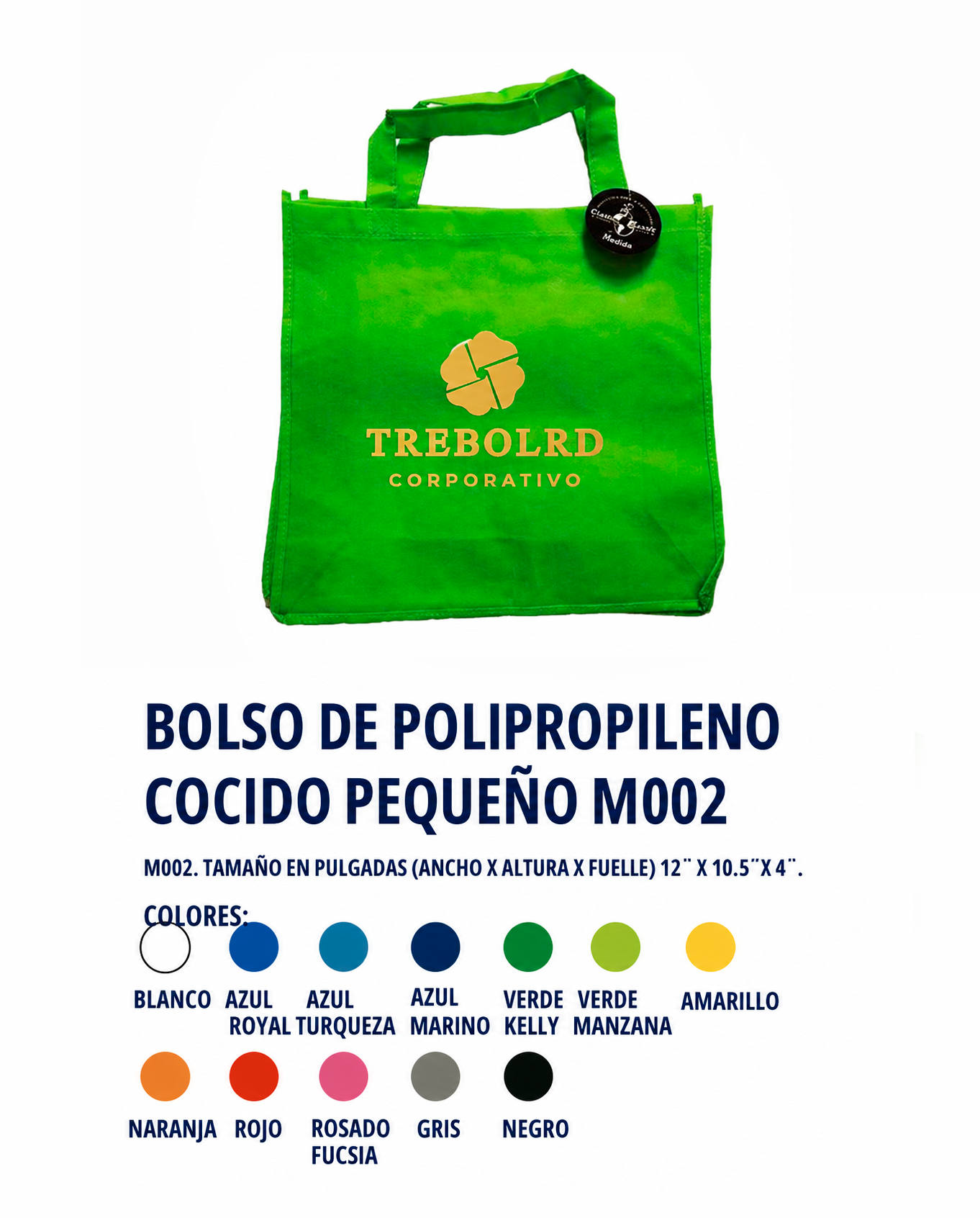 Bolso de Polipropileno Personalizado M002