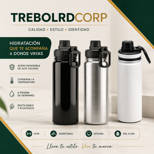 Botella  800 ml para UV DTF | Personalizable | Trebolrdcorp