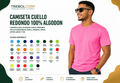 Camiseta Personalizada 100% Algodón Premium Unisex | Impresión DTF y Bordado