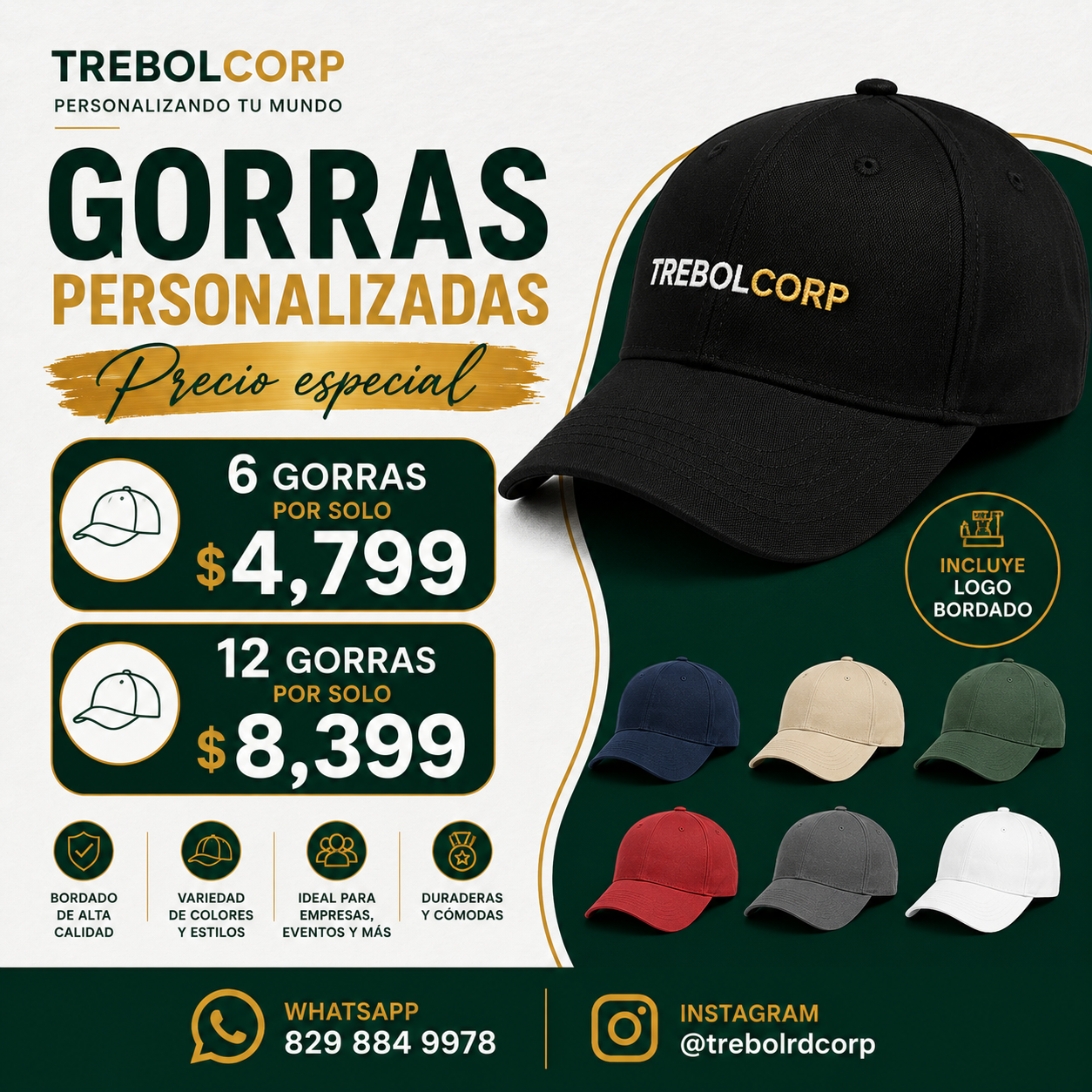 Personaliza a Tu Gusto | Productos Personalizados | Trebolrdcorp
