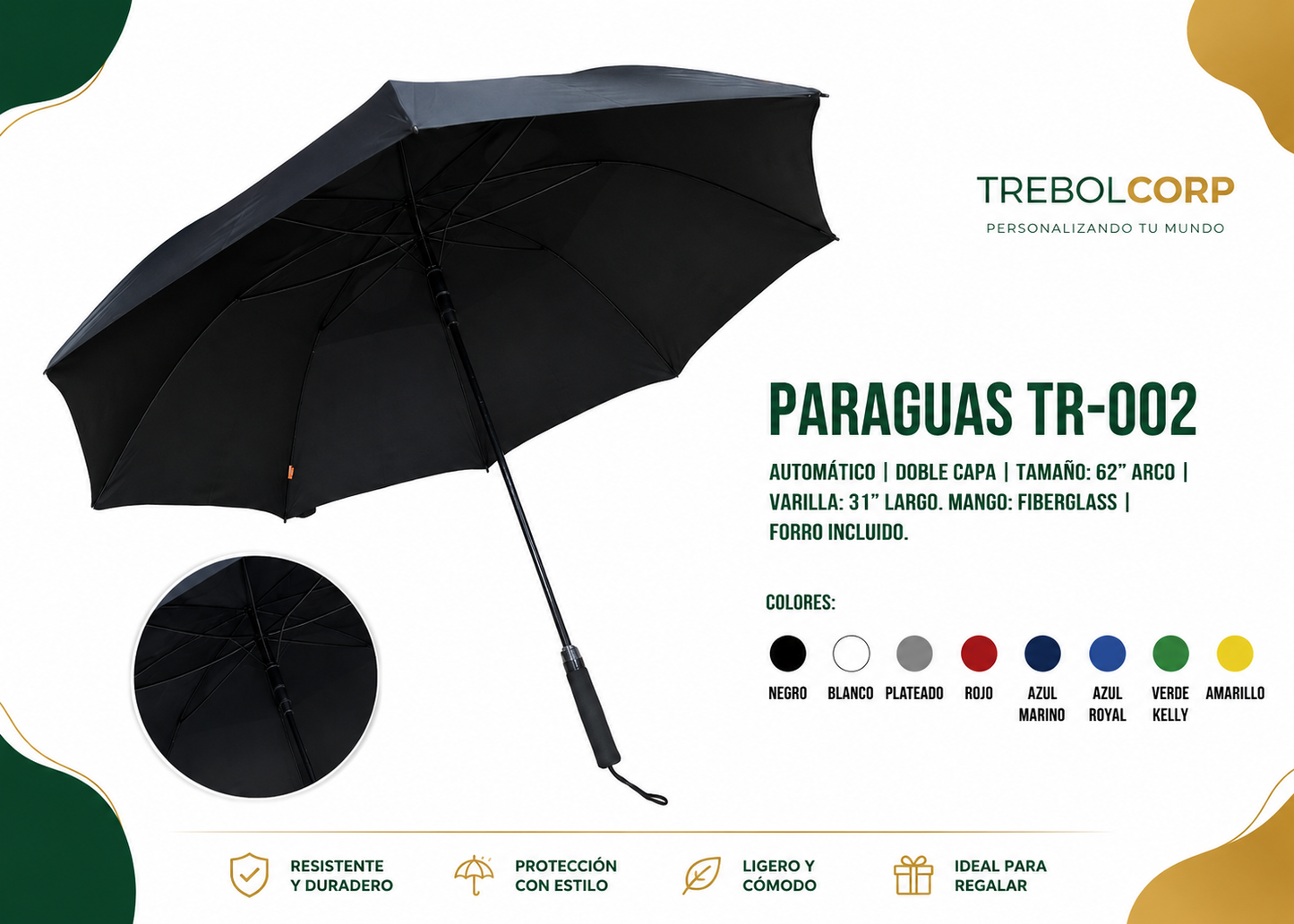 Paraguas Personalizados | Calidad, Protección y Estilo
