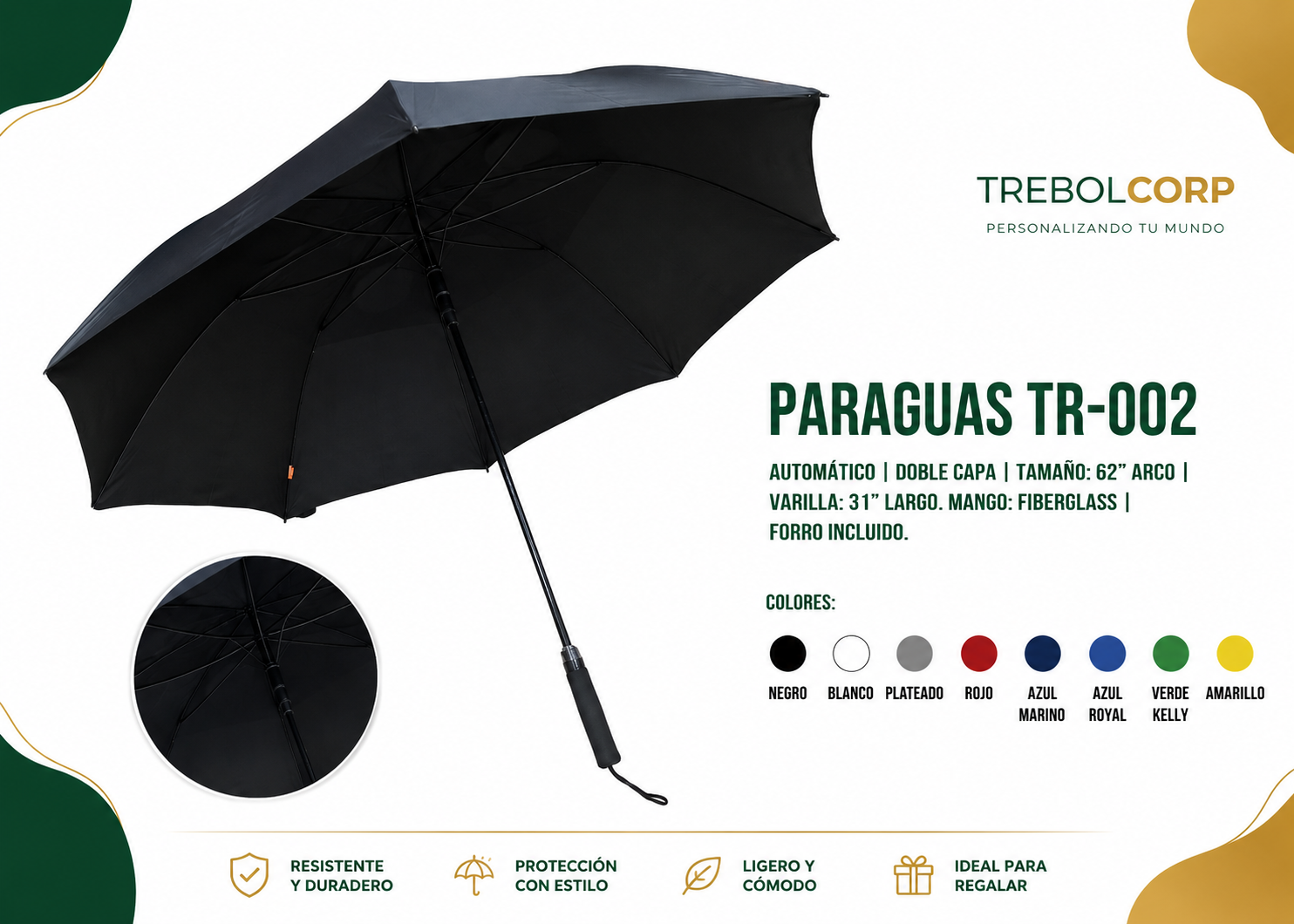 Paraguas Personalizados | Calidad, Protección y Estilo