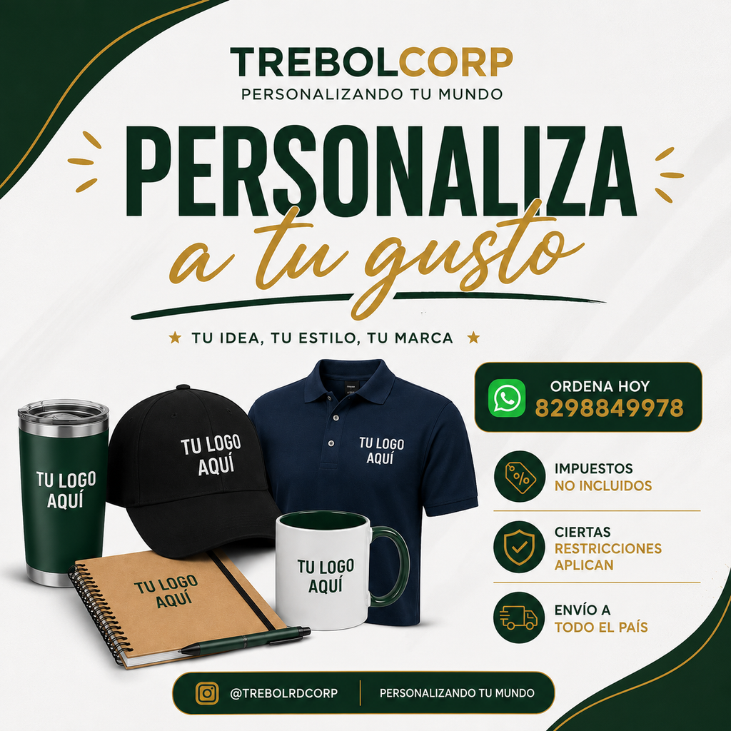 Personaliza a Tu Gusto | Productos Personalizados | Trebolrdcorp