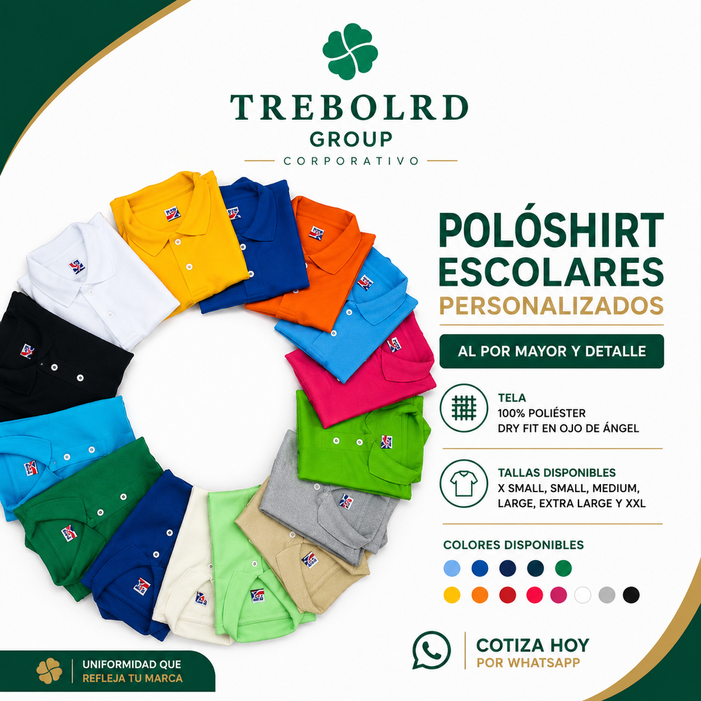Poloshirt Escolares Personalizados | Bordados para Colegios