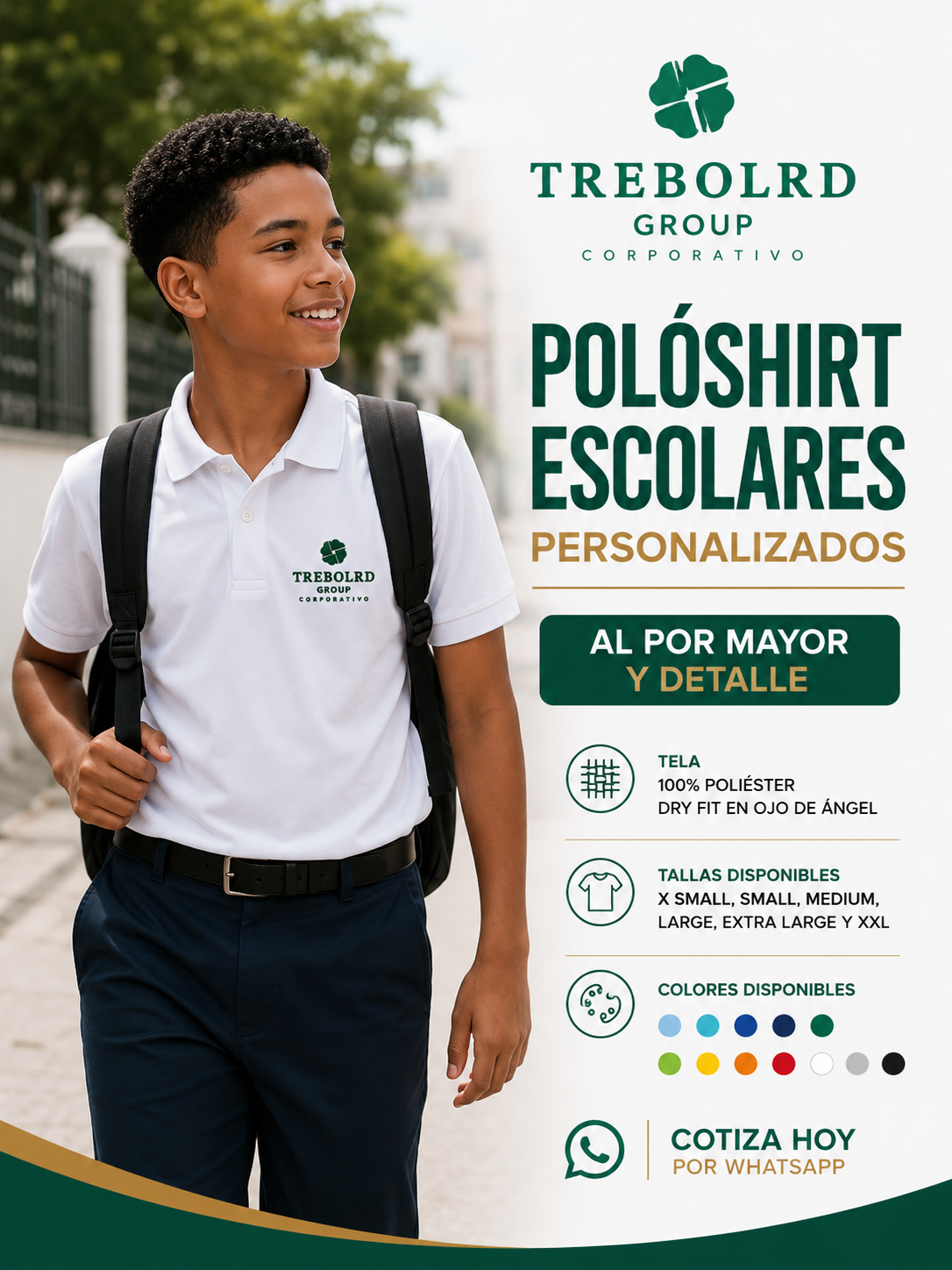 Poloshirt Escolares Personalizados | Bordados para Colegios