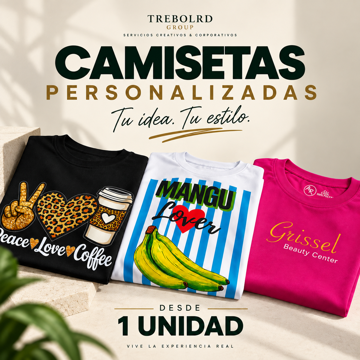 Camisetas Personalizadas Full Color | Desde 1 Unidad