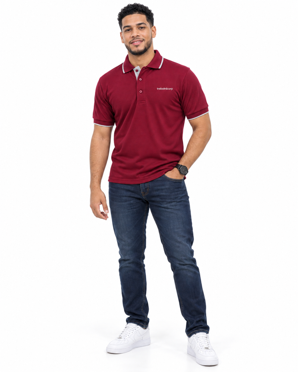 Poloshirt Waffle Dry Combinado Personalizado | Bordado, DTF y Sublimación R.D.